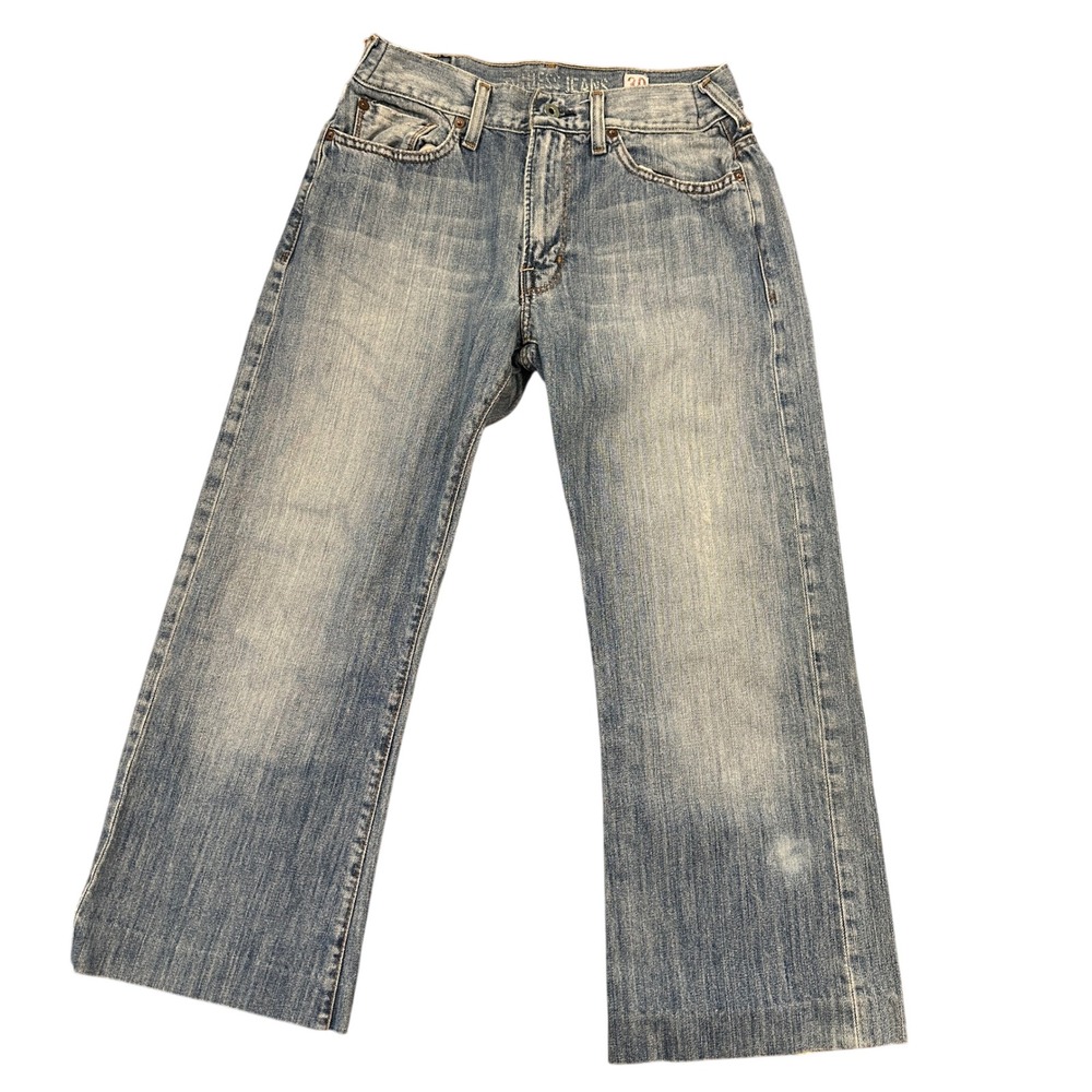 Vintage Guess‎ Jeans Light Wash Straight Leg Denim Pants Size 28 x 26 see desc.